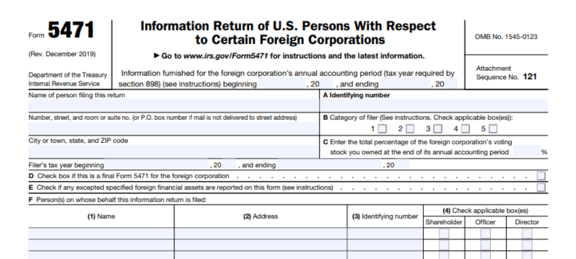 FORM 5471 – TOP 6 REPORTING CHALLENGES - Expat Tax Professionals