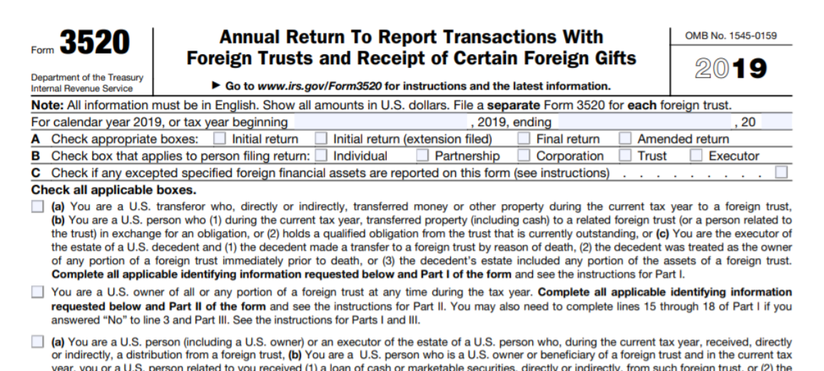 FORM 3520 - TOP 6 TRAPS - Expat Tax Professionals